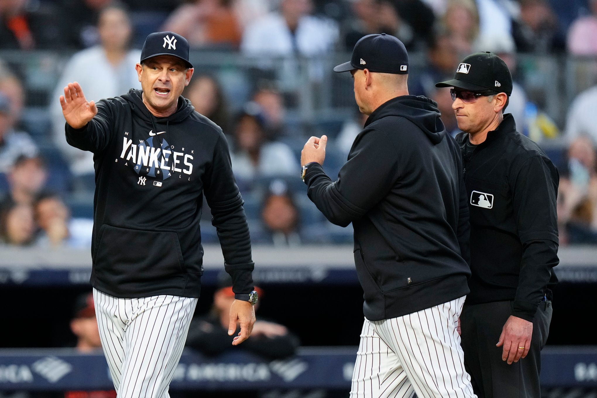 Yankees Manager Aaron Boone Explains Theatrics After Ejection