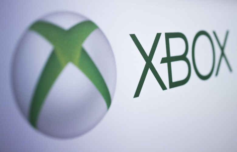 FILE – The Xbox logo is pictured at the Paris Games Week in Paris, Nov. 3, 2017. (AP Photo/Kamil Zihnioglu, File)
