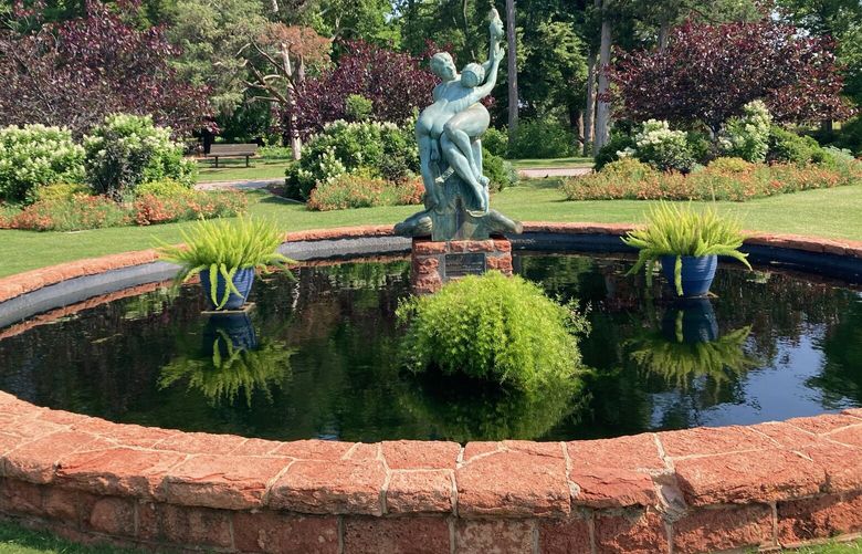 A morning stroll through Will Rogers Gardens in Oklahoma City brought plenty of helloes and friendly interactions.