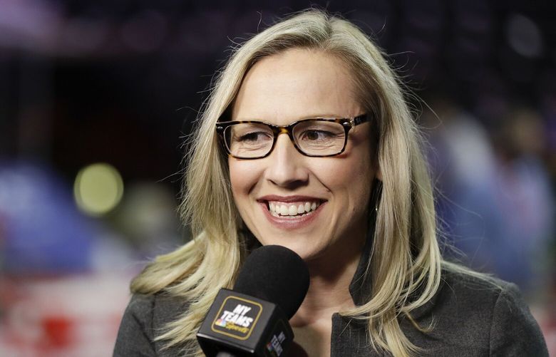 Sixers play-by-play announcer Kate Scott is from the Bay Area and harbors a fondness for her hometown teams but also has a soft spot for Philly teams, including the Eagles.