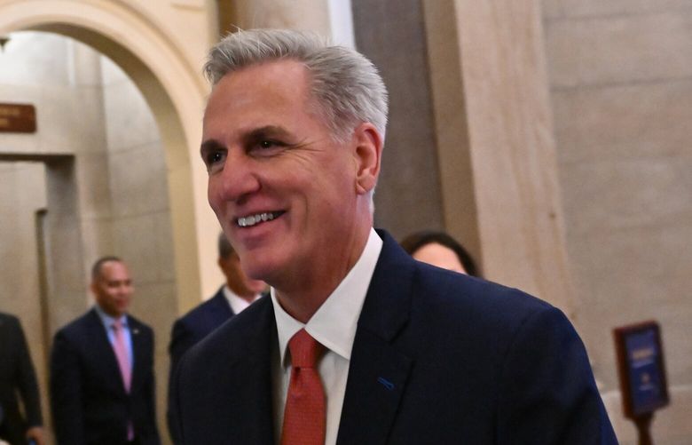 House Speaker Kevin McCarthy (R-Calif.) at the U.S. Capitol in Washington, D.C., on June 7, 2023. MUST CREDIT: Washington Post photo by Ricky Carioti