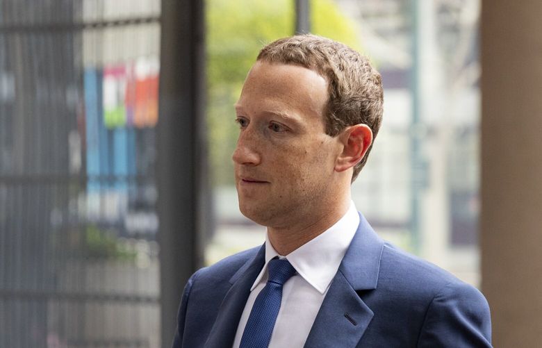 Mark Zuckerberg, chief executive of Meta, in 2022.  (Jason Henry / The New York Times) 