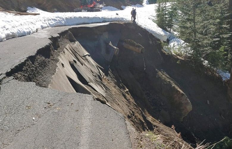 After a significant landslide and subsequent slope destabilization along a section of Forest Road 25 at milepost (MP) 26, the road will be closed as a through-route until further notice.
Thursday, June 8, 2023