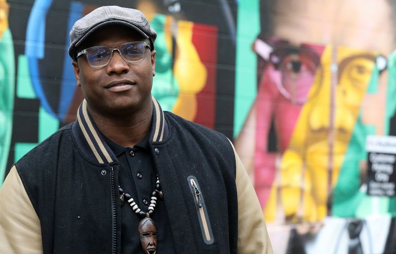 Jerk Shack owner Trey Lamont has started a GoFund Me campaign to buy land in Kent to build a new restaurant.  He’s outside his Seattle restaurant in front of a mural he commissioned. 

(NOTE-artist wants to remain unidentified) 214213