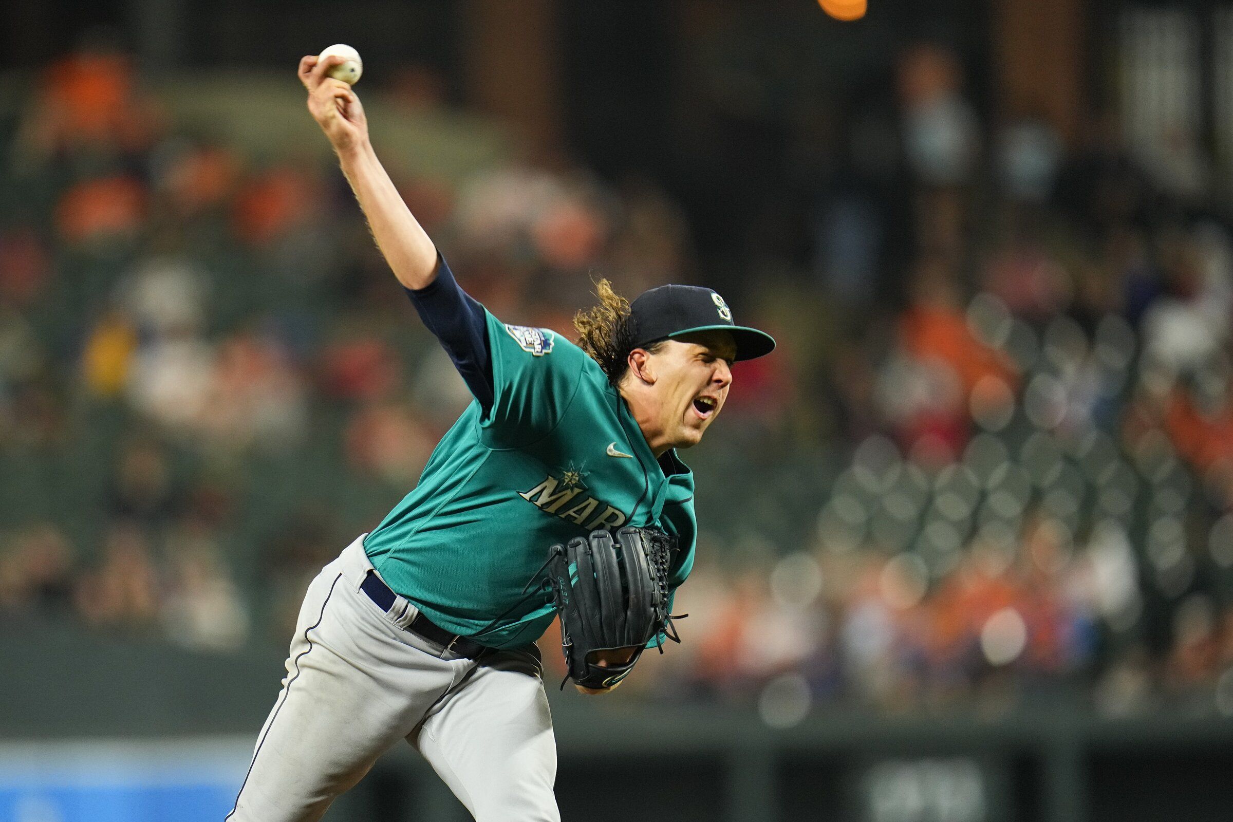 Logan Gilbert throws gem as Mariners bats stay hot to beat Orioles