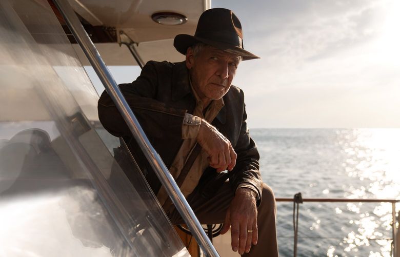 Harrison Ford in â€œIndiana Jones and the Dial of Destiny.â€ (Lucasfilm Ltd./Disney/TNS)