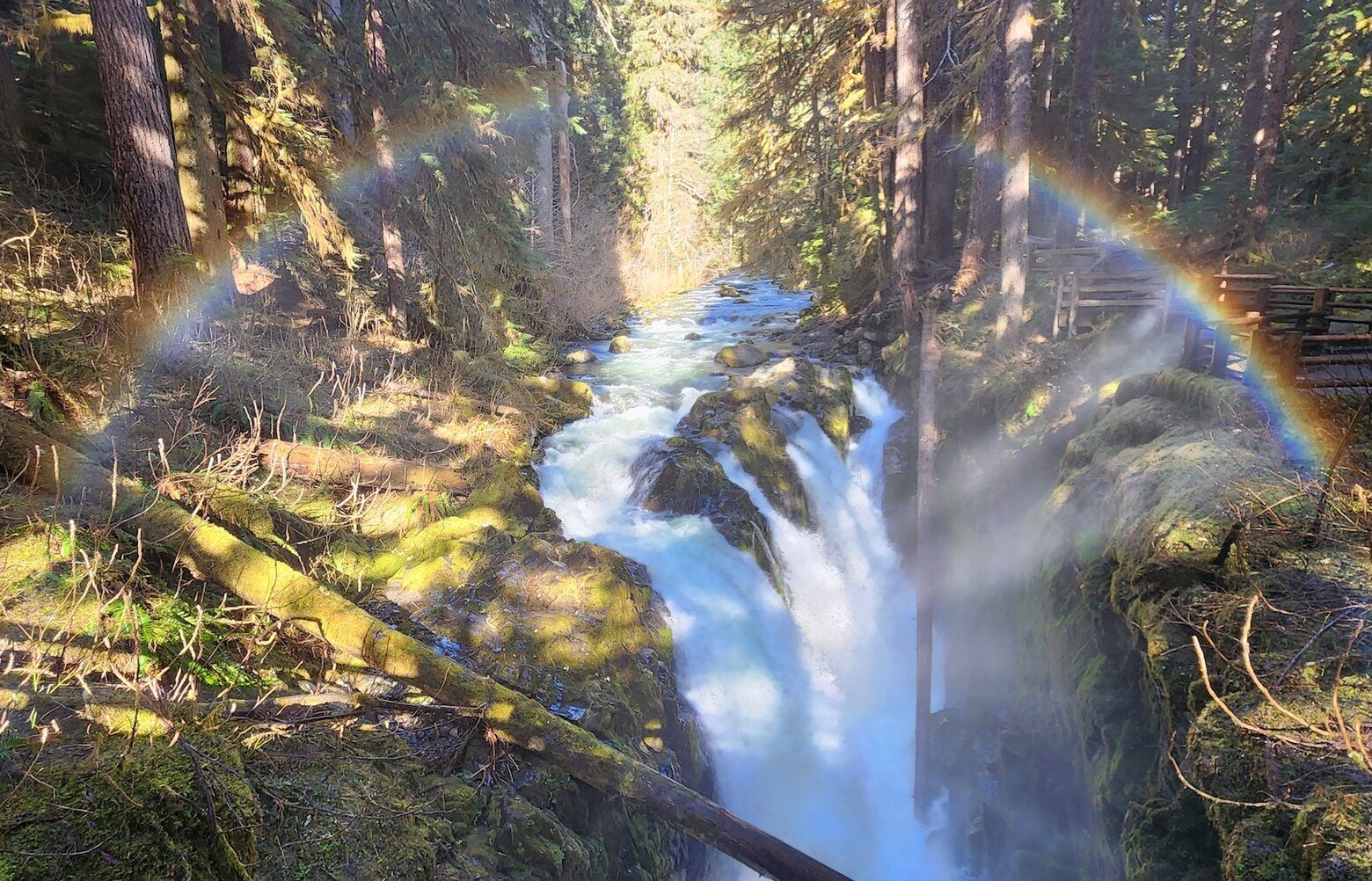 Olympic national discount park waterfalls map