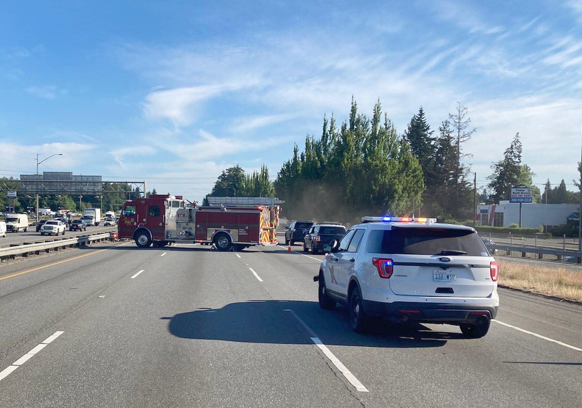 Northbound I 5 reopens in Marysville after crash The Seattle Times