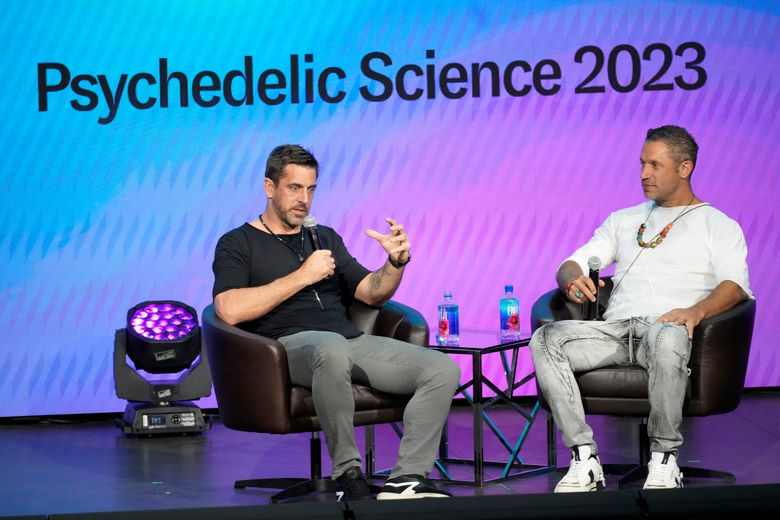 Aaron Rodgers talks about mental heath at a psychedelics conference | The Seattle Times
