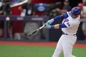 Happ homers twice, Steele pitches Cubs over Cardinals 9-1 in MLB's return  to London