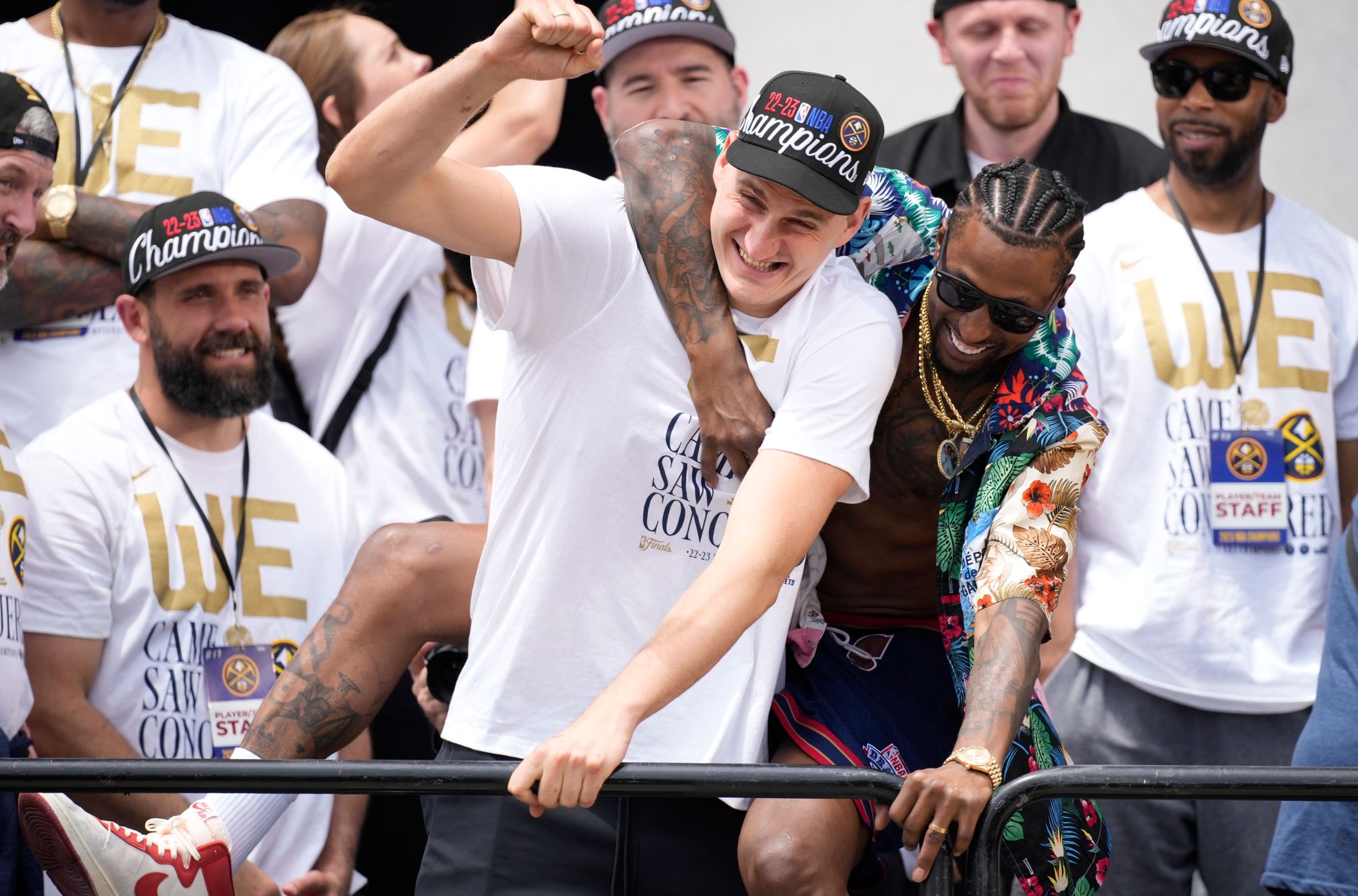 Nuggets' first title ends with parade