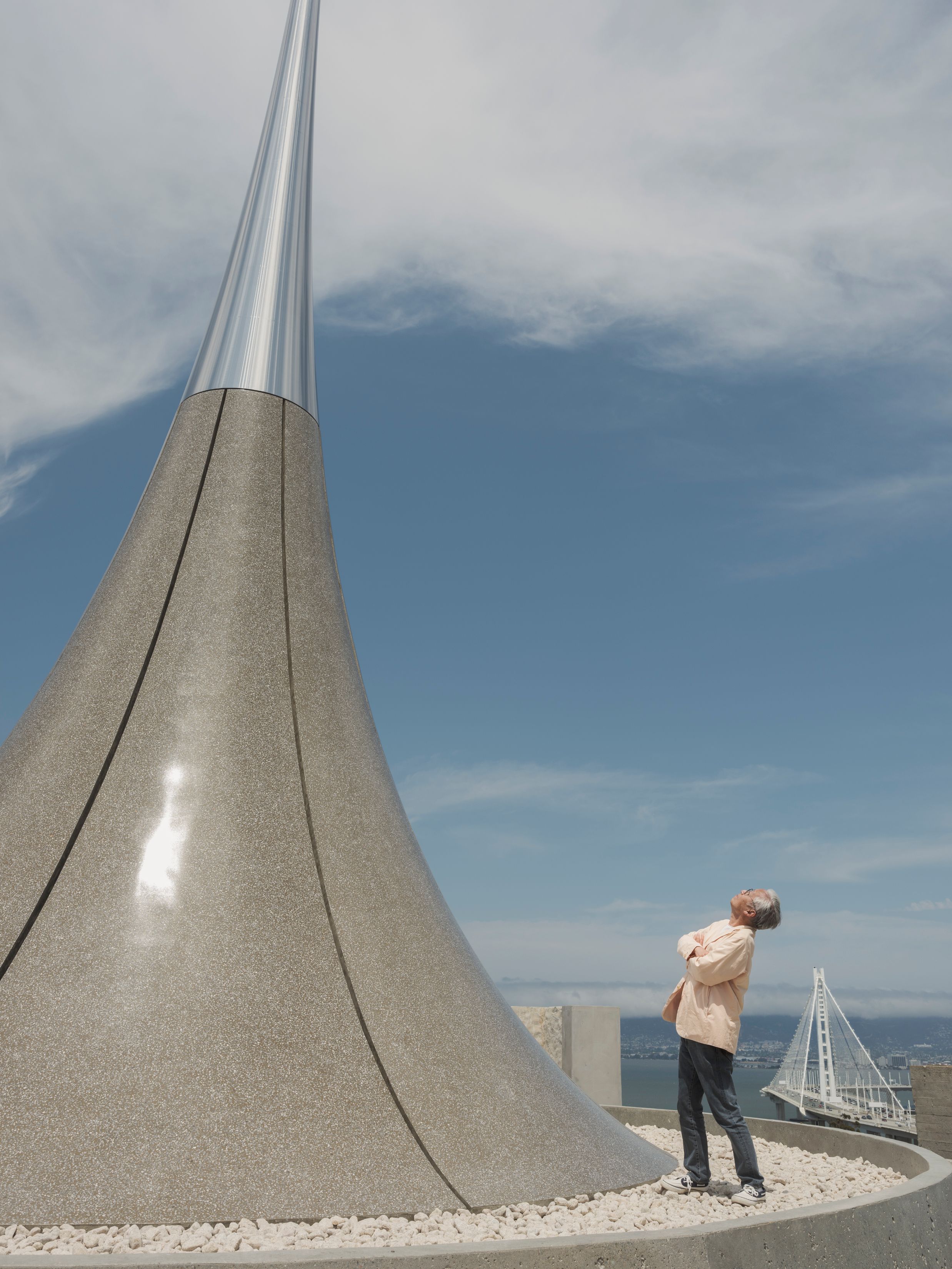 A new Hiroshi Sugimoto sculpture in San Francisco reaches for