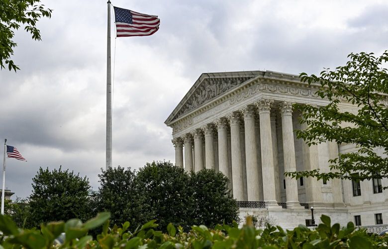 FILE — The Supreme Court in Washington, June 16, 2023. The Supreme Court ended its 2022 term in familiar fashion, issuing blockbuster conservative decisions on affirmative action, gay rights and student loans that divided along partisan lines, with the court’s three Democratic appointees in dissent. But the entire story is more complicated than that. (Kenny Holston/The New York Times) XNYT0049 XNYT0049
