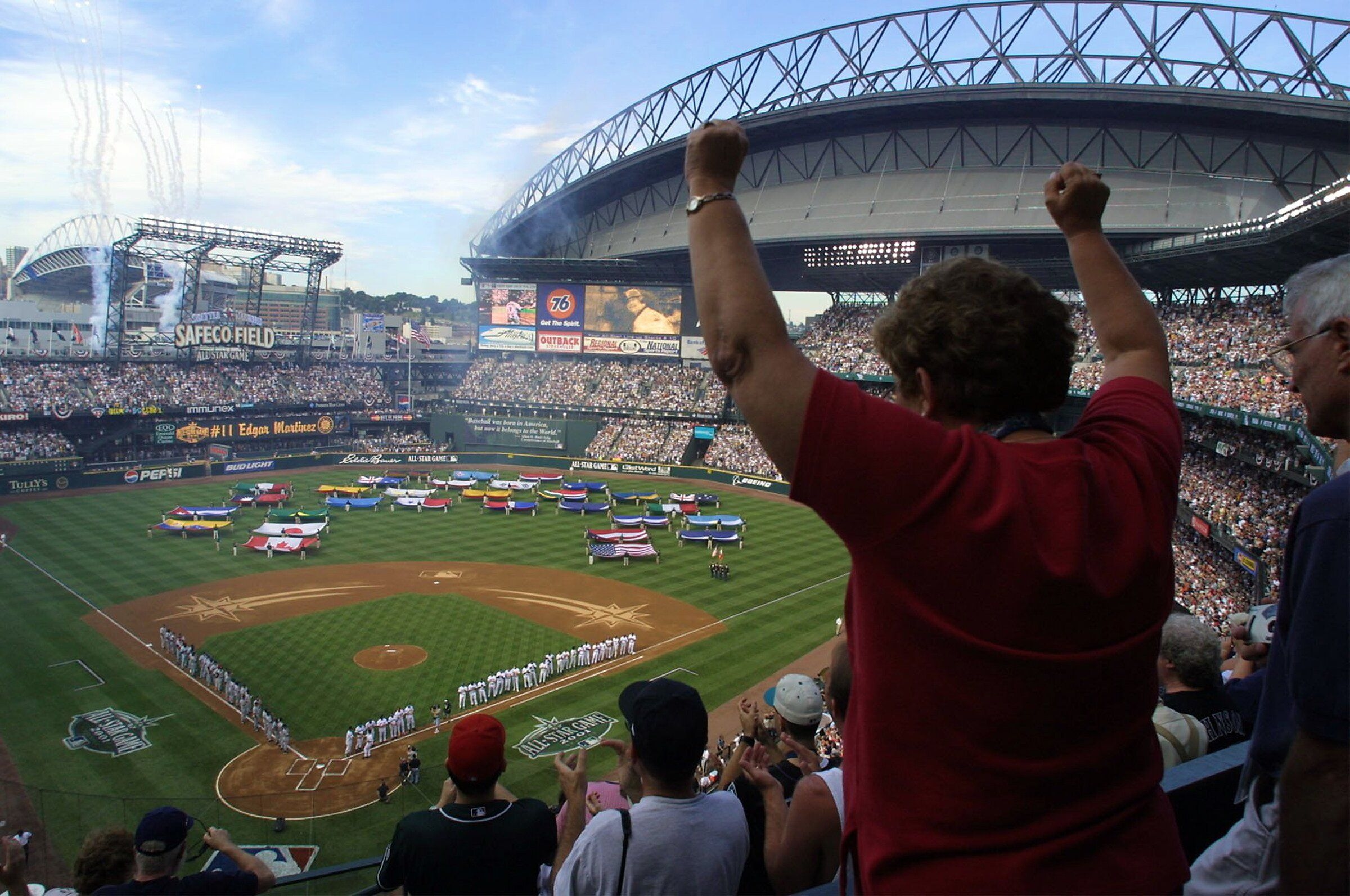 2001 MLB Baseball hot All Star Game Ticket Safeco Field Seattle Cal Ripken MVP