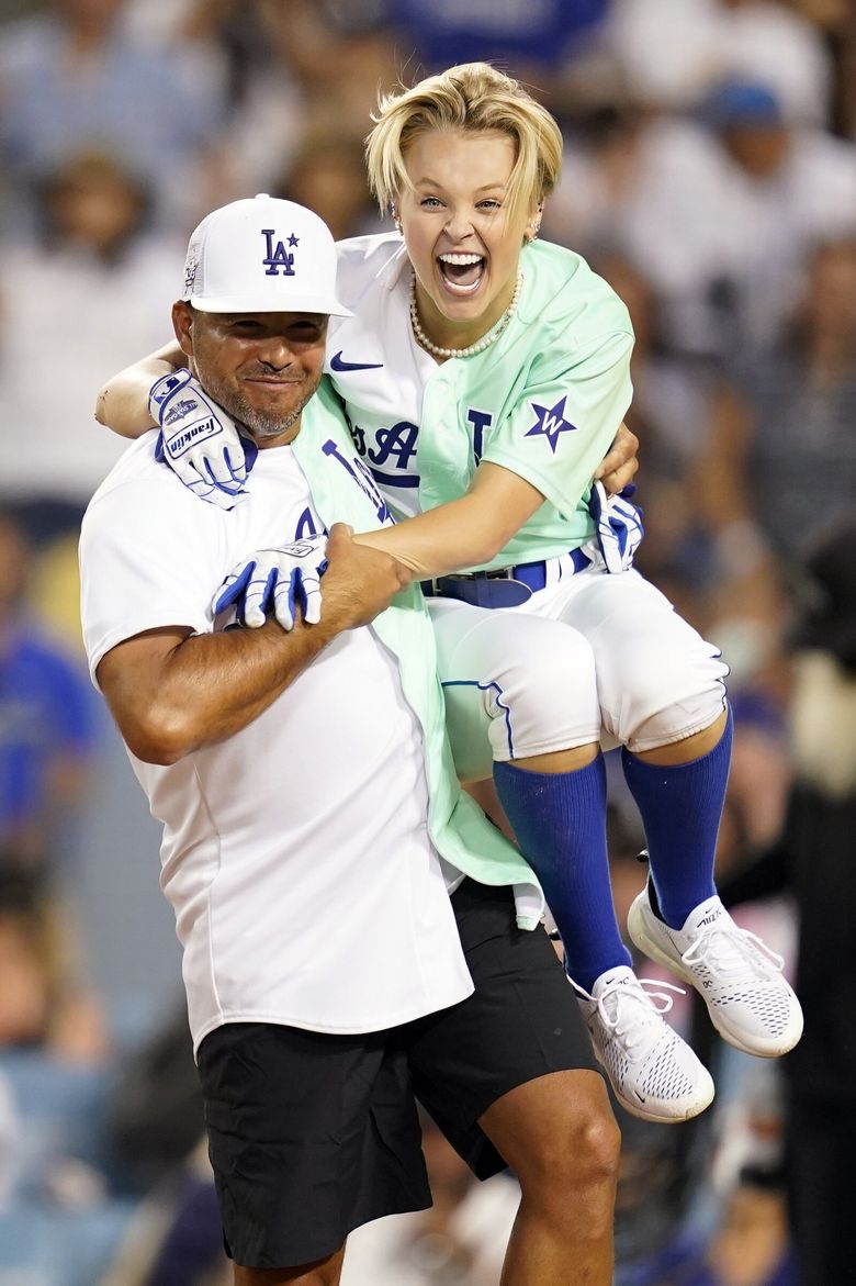 San Antonio Spur Derrick White hits home run at MLB All-Star Celebrity  Softball Game, named MVP