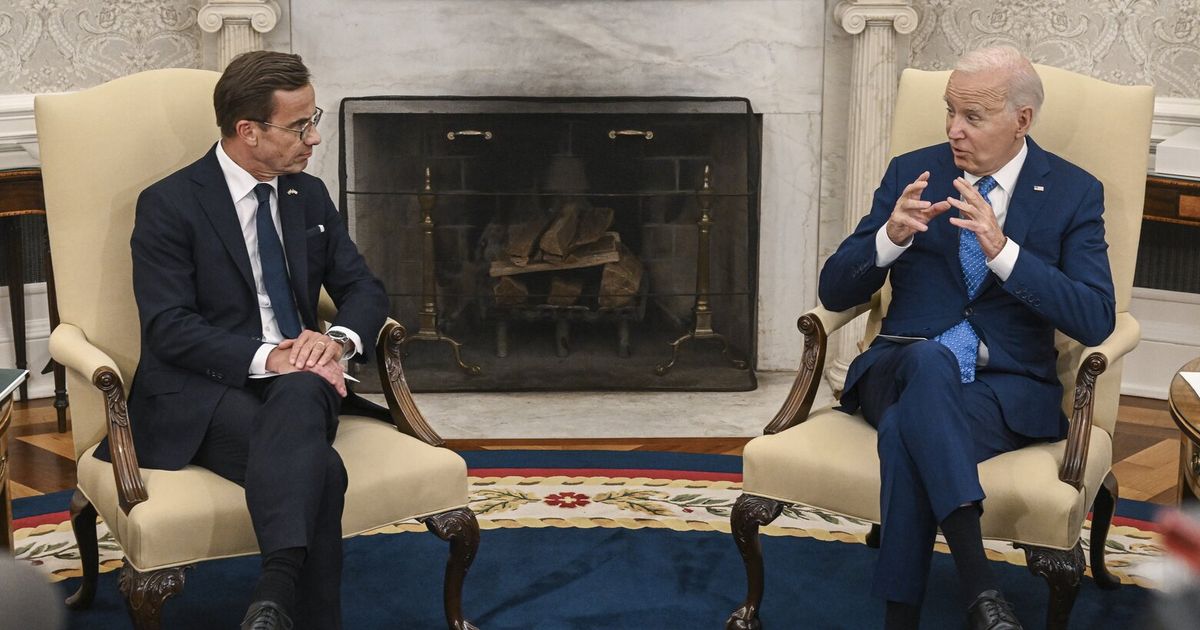 Biden says he is ‘anxiously’ waiting for Sweden to join NATO | The ...