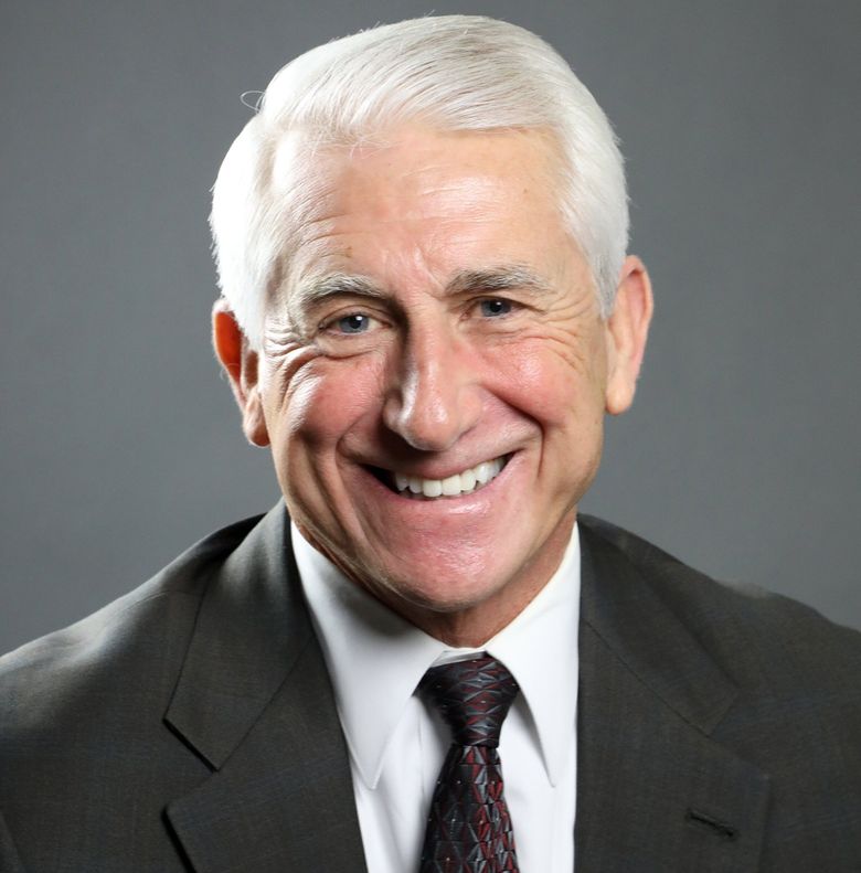 Former US. Rep. Dave Reichert announced Friday that he will seek the Republican nomination for governor in 2024. (Greg Gilbert / The Seattle Times, 2019)