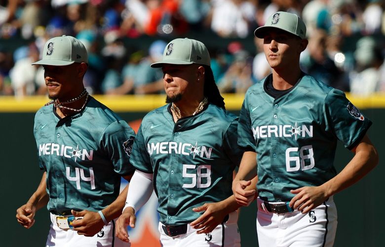 THE FUTURE IS HERE! 2023 All-Star Game Elite and Limited blank jerseys will  be available at 10 a.m. at our @TMobilePark and Downtown…