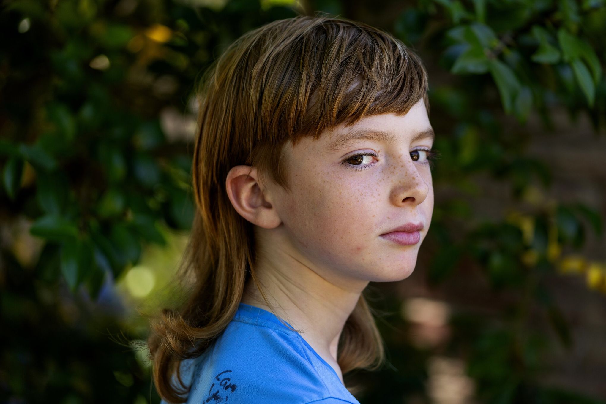 He's 9, from Seattle, and in the USA Mullet Championship
