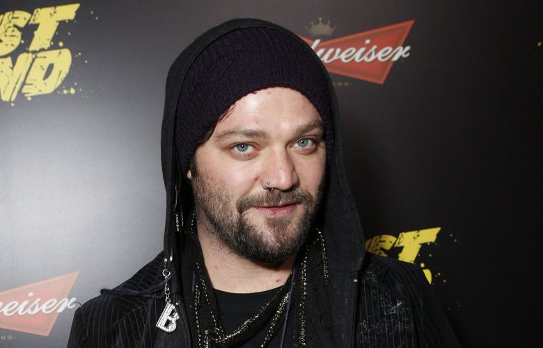 FILE – This Jan. 14, 2013 file photo shows Bam Margera at the LA premiere of “The Last Stand” at Grauman’s Chinese Theatre in Los Angeles.  “Jackass” star Bam Margera is due in court Thursday, July 27, 2023, near Philadelphia on charges that he punched his brother during an altercation at their home. (Photo by Todd Williamson/Invision/AP, file) NYWS301 NYWS301