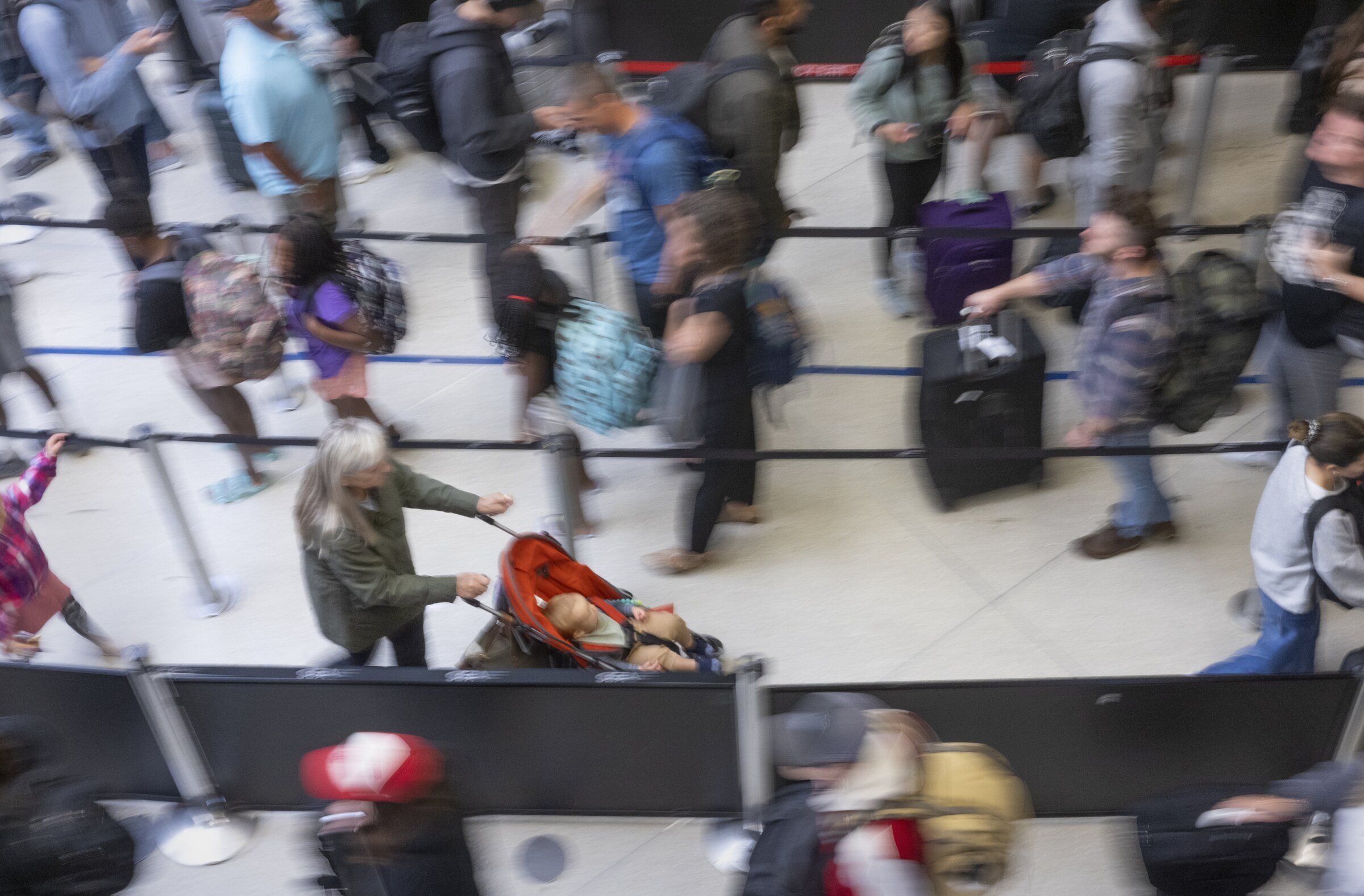 Sea Tac Airport just set a passenger record. Wait times are