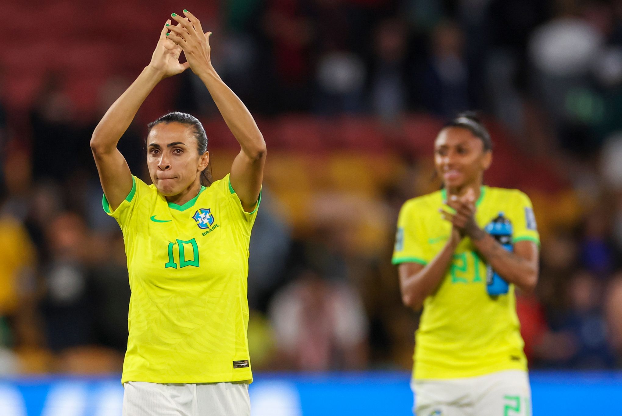 Marta heads into Brazil's final group game of Women's World Cup tearfully  reflecting on her legacy