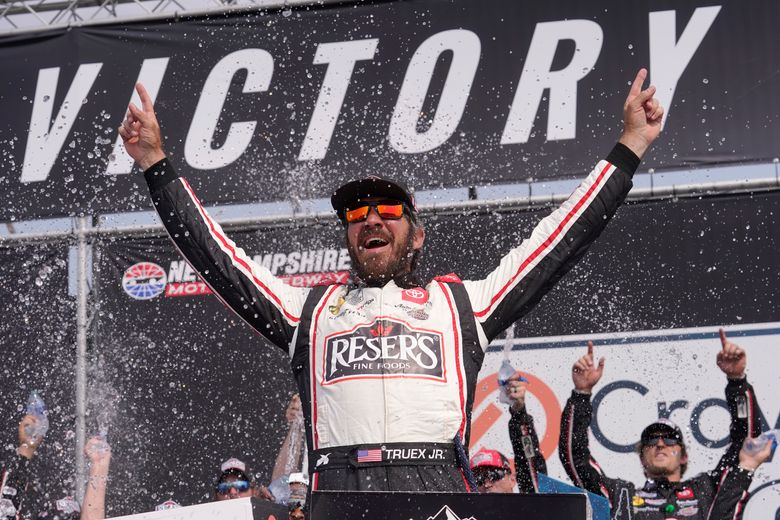 Martin Truex Jr. wins at New Hampshire Motor Speedway for 1st time in 30  races