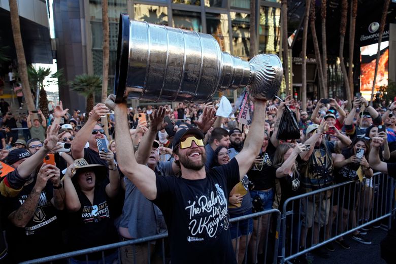 Vegas Golden Knights and fans celebrate 1st NHL championship with