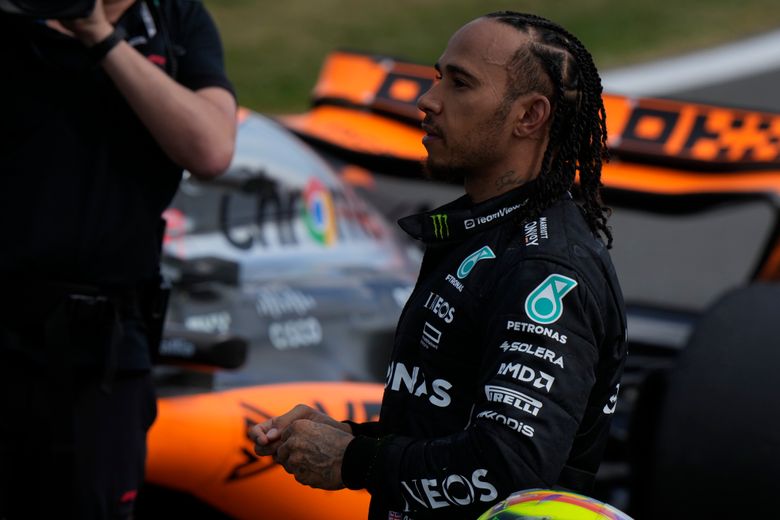 Hamilton happy his old team McLaren is competitive again despite losing out  for 2nd at British GP - The San Diego Union-Tribune