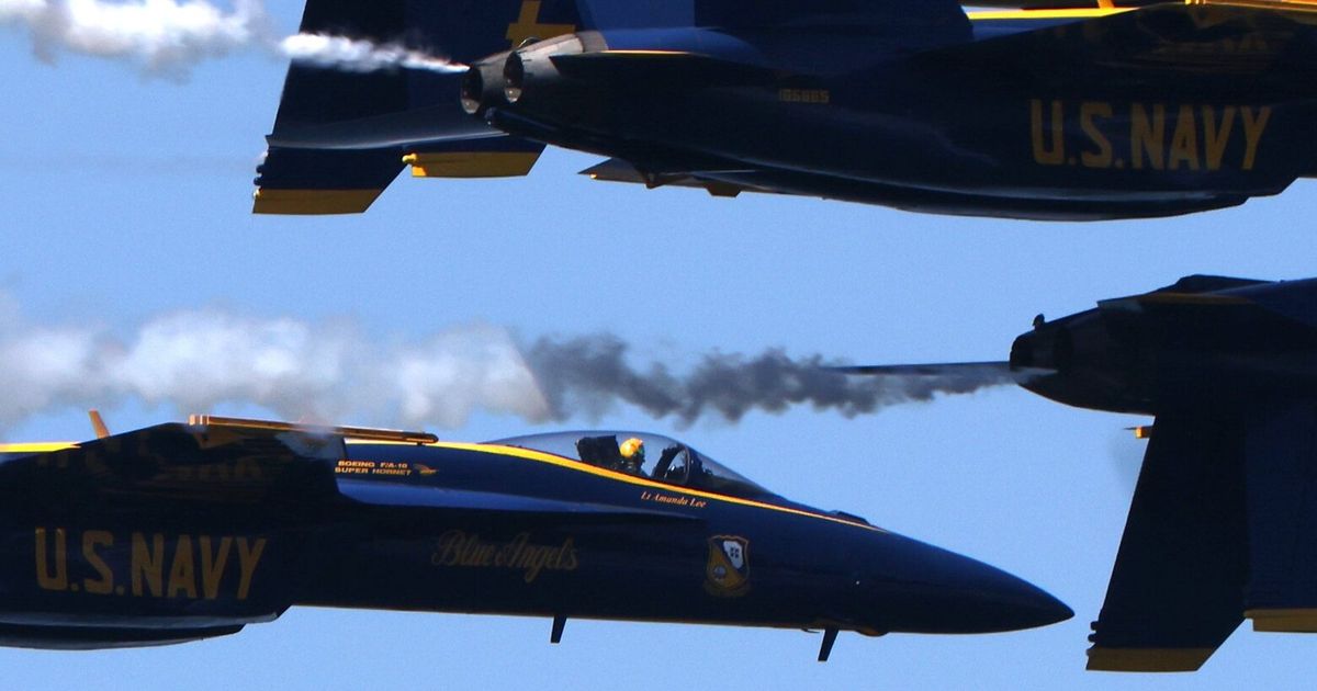 Photos Blue Angels practice for Seafair The Seattle Times