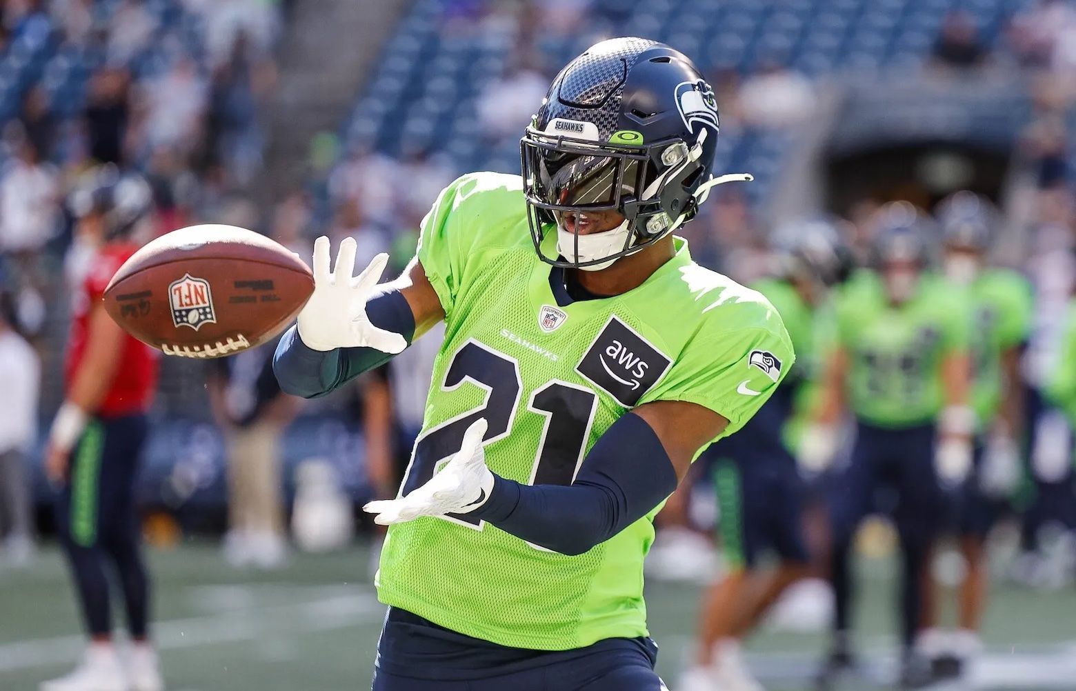 Seahawks green practice clearance jerseys