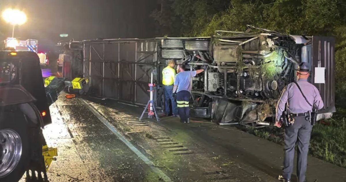 A survivor of the fatal Pennsylvania bus crash describes chaos and heroism after it turned over