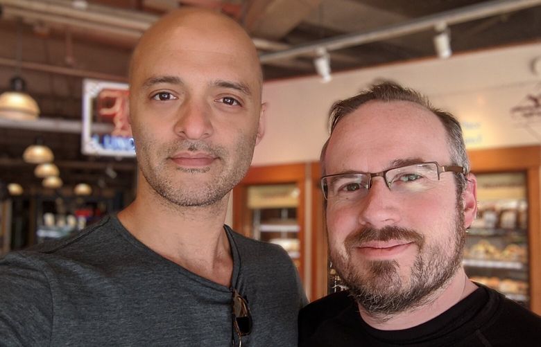 Brandon J. Simmons, left, and Jacob Nelson.