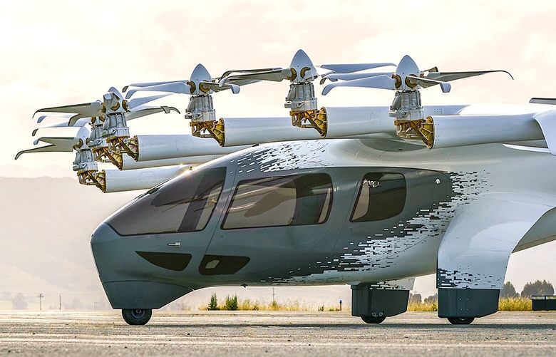 Archer Aviaiton’s first production model of its Midnight air taxi was unveiled in November.