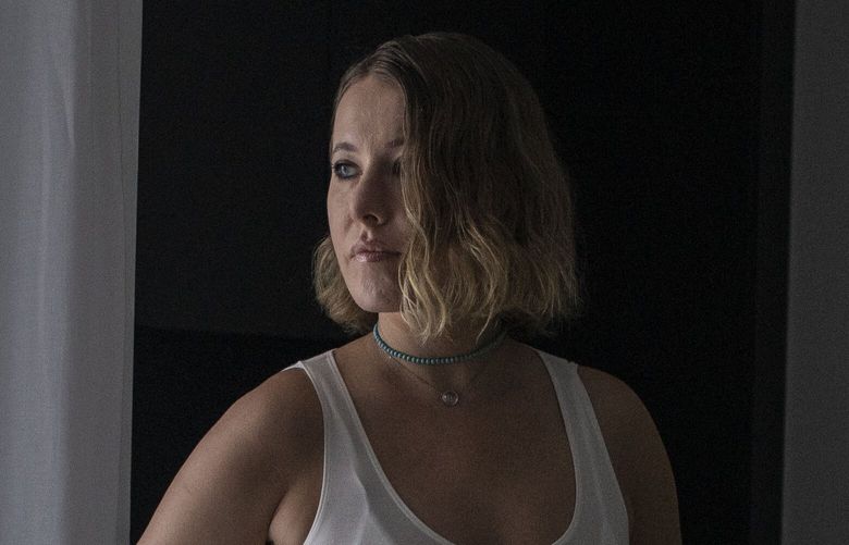 Ksenia Sobchak, one of the best-known media figures still based in Russia, while on vacation in Marbella, Spain, on July 25, 2023. (Maria Contreras Coll/The New York Times) XNYT0186 XNYT0186