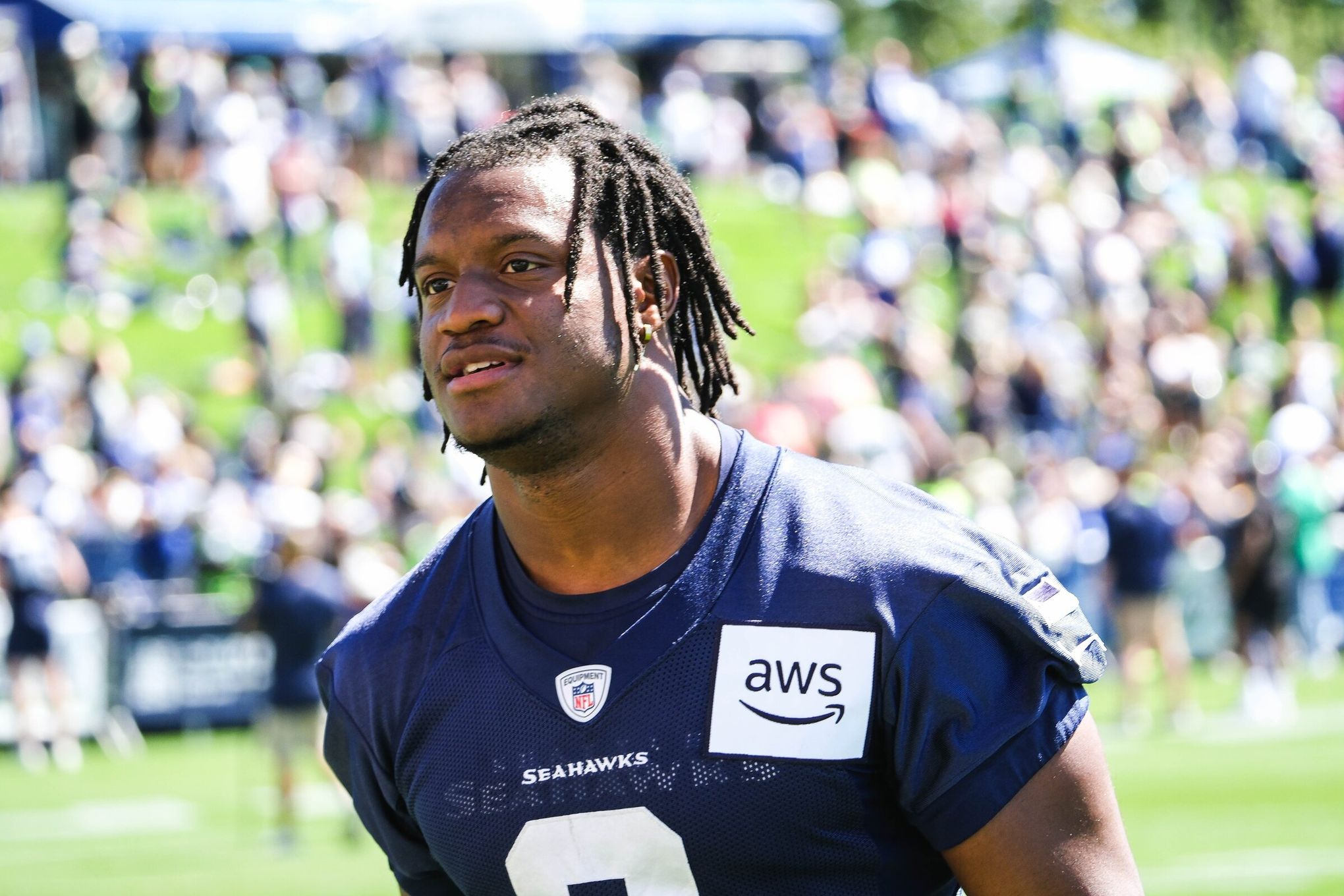 Seahawks' Kenneth Walker (groin) limited during Thursday's practice 