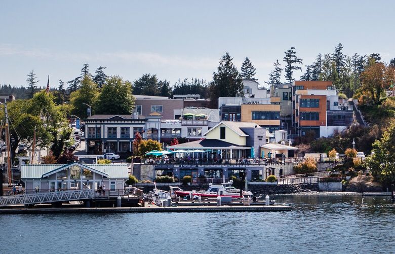 Friday Harbor, seen from the M.V. Yakima, operated by Washington State Ferries, on Tuesday, Sept. 6, 2022.