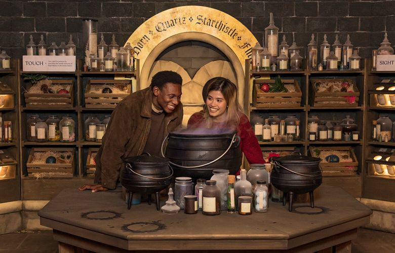 The “Harry Potter: Magic at Play” experience makes its West Coast debut Nov. 10 at Bellevue’s The Shops at The Bravern. (Courtesy “Harry Potter: Magic at Play”)
