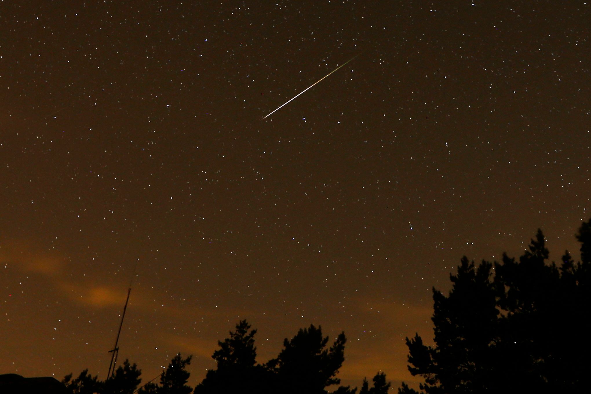 What is a meteor shower?