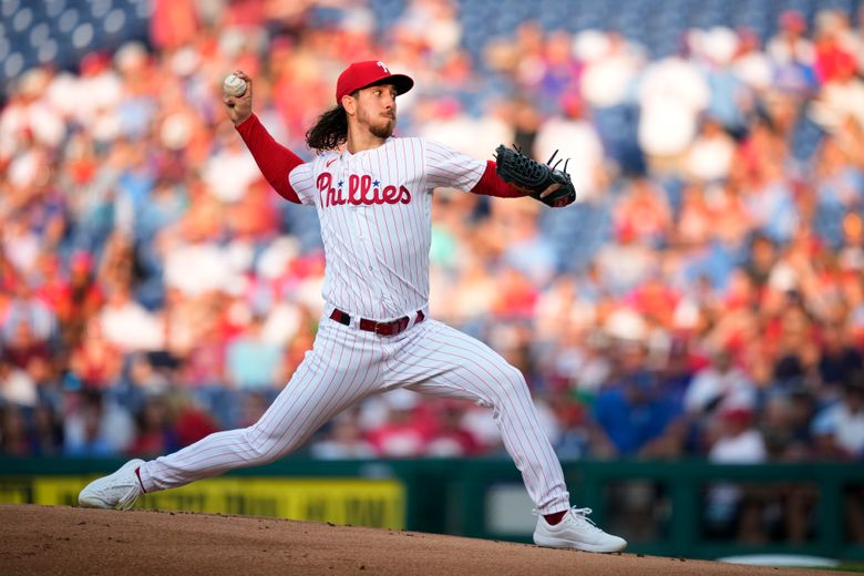 Phillies' Michael Lorenzen has no-hitter through 8 innings vs. Nationals |  The Seattle Times