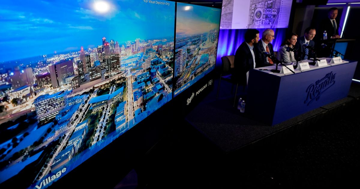 Royals unveil proposed ballpark and entertainment district plans for 2 locations