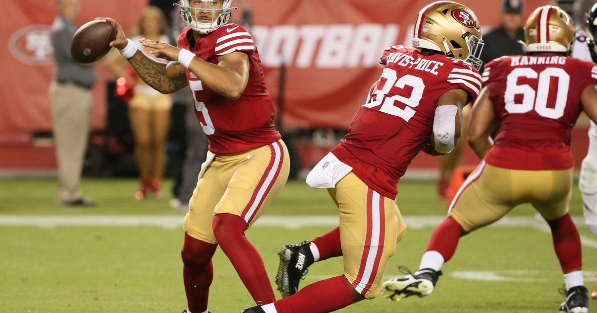 49ers news: Trey Lance trade is possible after Sam Darnold wins QB2 job -  Niners Nation