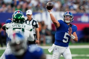 Aaron Rodgers throws first TD pass with the Jets in his second series vs.  Giants – NewsNation