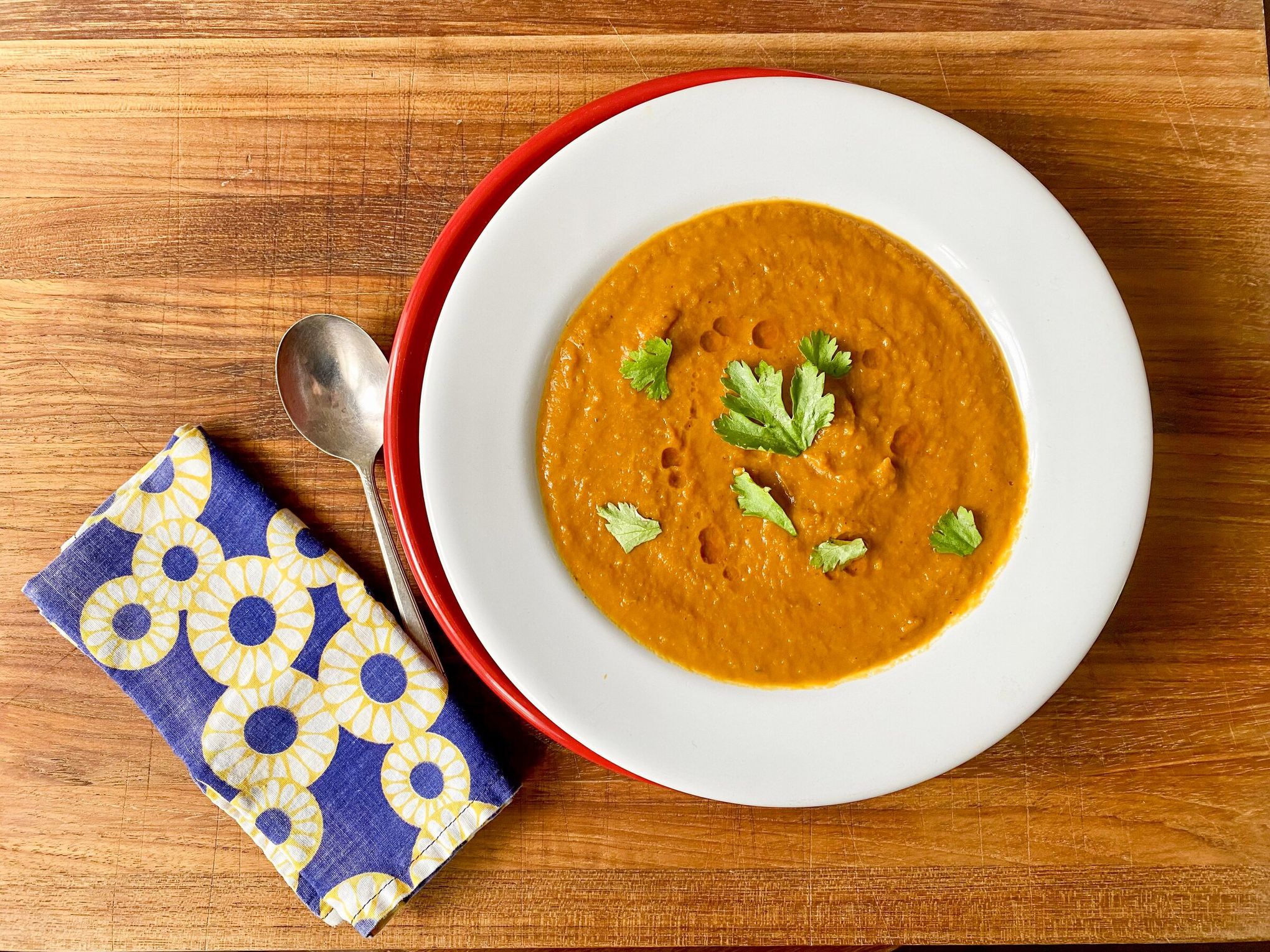 Simple Carrot Soup - A Beautiful Plate