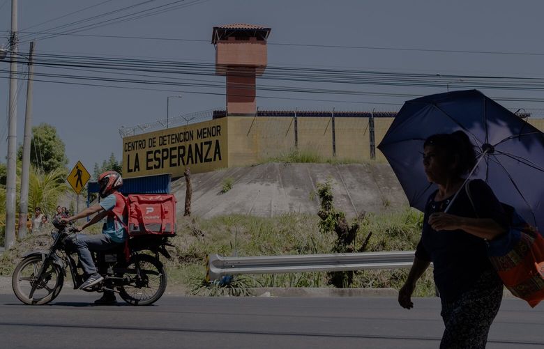 La Esperanza prison in San Salvador. The Salvadoran government says it has arrested at least 72,000 people since declaring a state of emergency in March 2022. Photo for The Washington Post by Fred Ramos