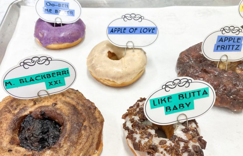 Zuri’s Gourmet Donutz boasts some wild flavor combos dolled up in Techno colors. But you can’t fall in love with any of the doughnuts, since some are one-offs. Or order a baker’s dozen.