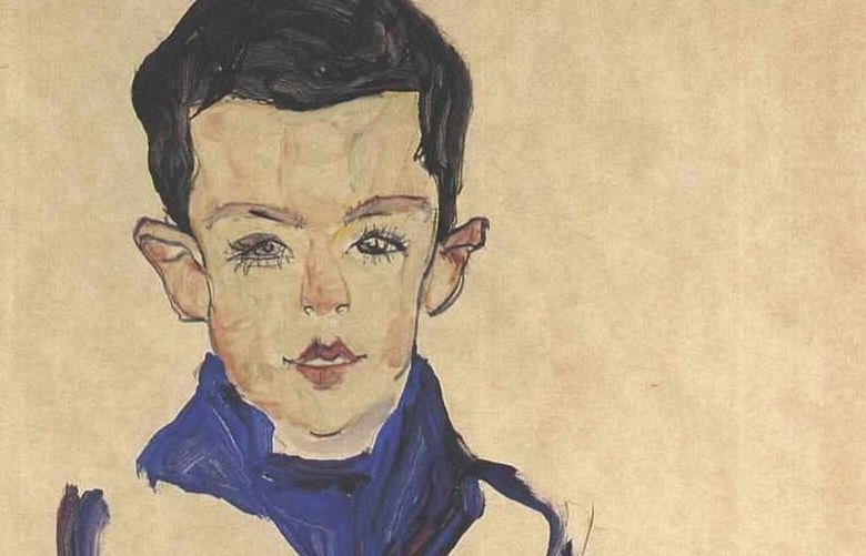 This image provided by the Manhattan District Attorney’s Office shows artwork by the Austrian expressionist artist Egon Schiele. On Wednesday, Sept. 20, 2023, the art plundered by the Nazis was returned to the heirs of Fritz Grünbaum, a well-known cabaret performer who was arrested in 1938 and later died in the Dachau concentration camp. The Manhattan District Attorney’s Office secured the return of the artworks from prominent museums earlier this year, including one piece from the Museum of Modern Art. Combined, the pieces are valued at more than $9.5 million. (Manhattan District Attorney’s Office via AP) NYSS313 NYSS313