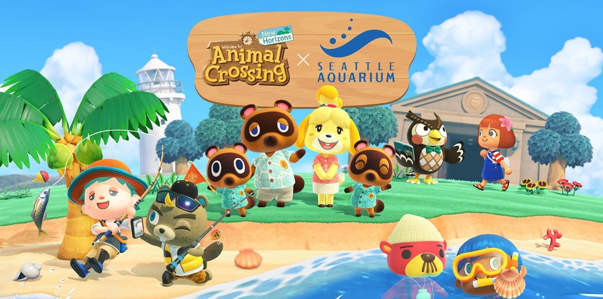 Seattle Aquarium collaborates with Nintendo on new Animal Crossing