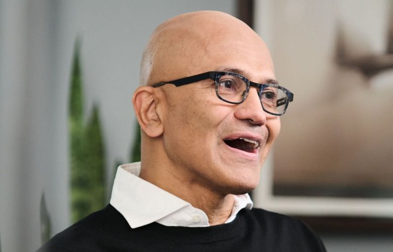 Satya Nadella Photographer: Chona Kasinger/Bloomberg