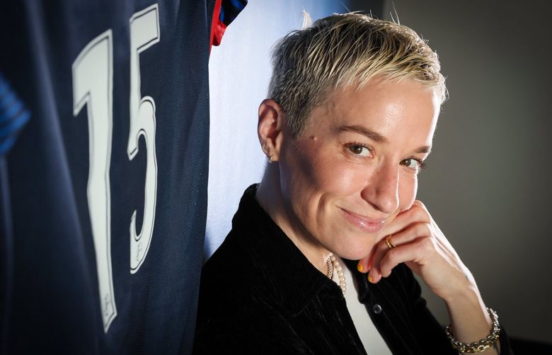 Megan Rapinoe ahead of her retirement in October. Photographed in Tukwila, Washington on September 12, 2023. 224957